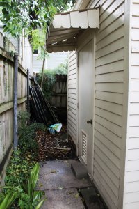 Entrance to Outdoor Laundry Room