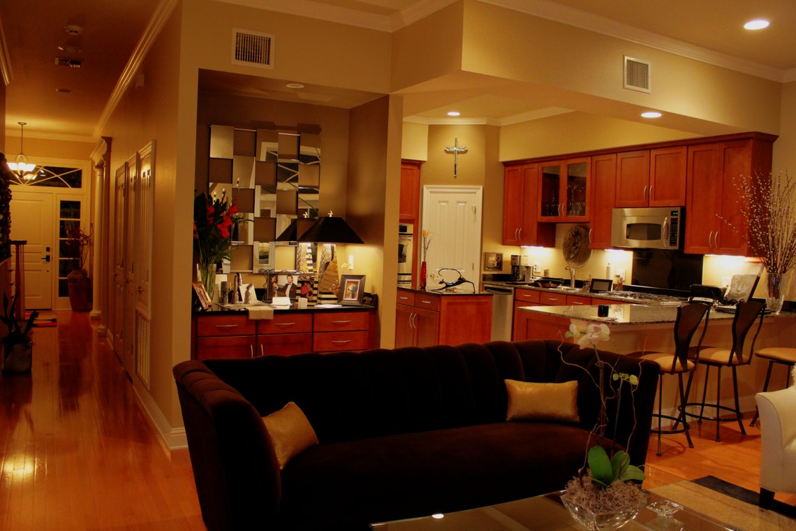 HDR Living Room & Kitchen